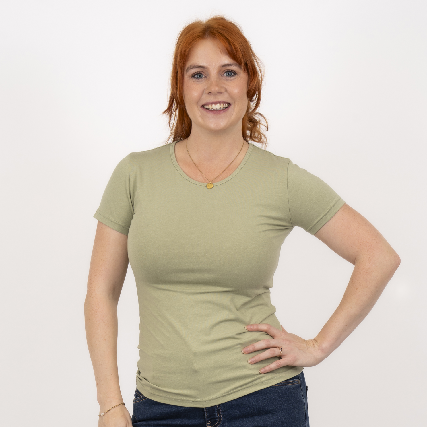 Køb Steenholt Harmony Dame T-shirt - Tea - S online billigt tilbud rabat tøj