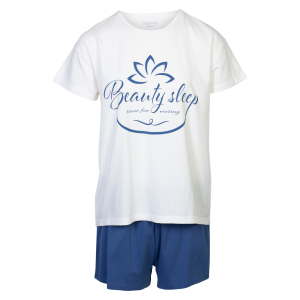 Køb Steenholt Indy Dame Nattøjssæt - Offwhite - M online billigt tilbud rabat tøj