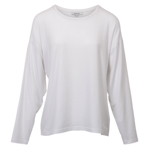 Køb Steenholt Joan Dame Langærmet t-shirt - Bright White - L online billigt tilbud rabat tøj
