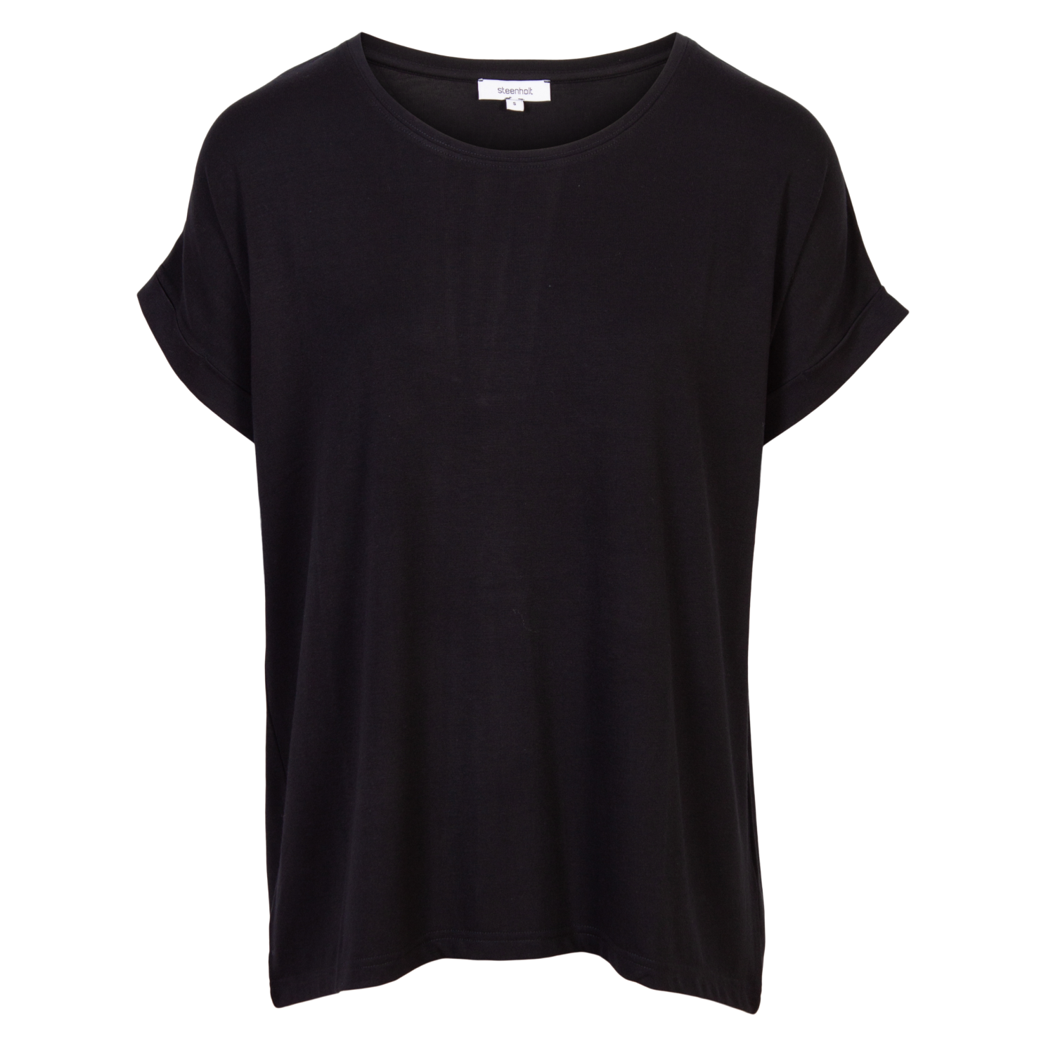 Køb Steenholt Joan Dame T-shirt - Black - 44 online billigt tilbud rabat tøj