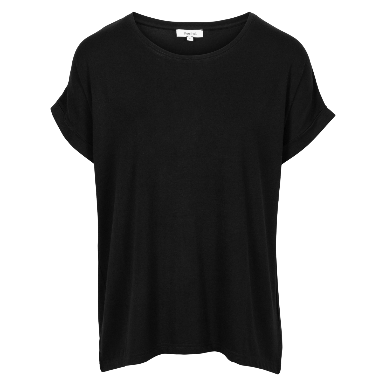 Køb Steenholt Joan Dame T-shirt - Black - L online billigt tilbud rabat tøj