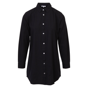 Køb Steenholt Linett Dame Skjorte i hørmix - Black - S online billigt tilbud rabat tøj