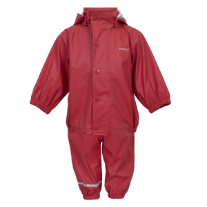 Køb Steenholt Moss Pige Regnsæt - Pompeian Red - 86 online billigt tilbud rabat tøj