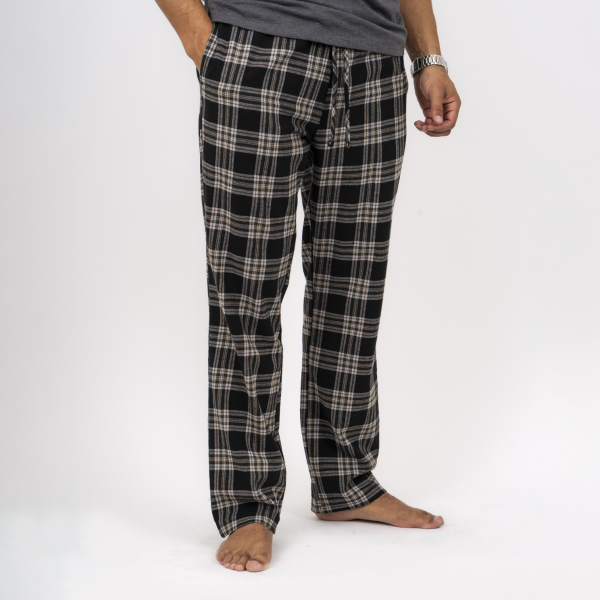 Køb Steenholt Timothy Herre Natbukser - Black/Grey Check - XS online billigt tilbud rabat tøj