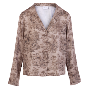 Køb Vila Dame Skjorte - Butternut/Print - 34 online billigt tilbud rabat tøj