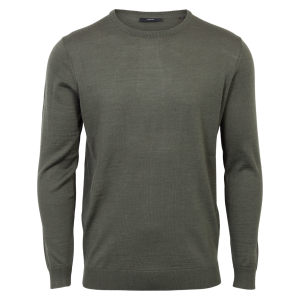Køb Vito Gordon Herre Striktrøje i merinouldmix - Army Green mix - L online billigt tilbud rabat tøj