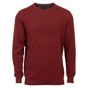 Køb Vito Viggo Herre Striktrøje - Red Ochre - L online billigt tilbud rabat tøj