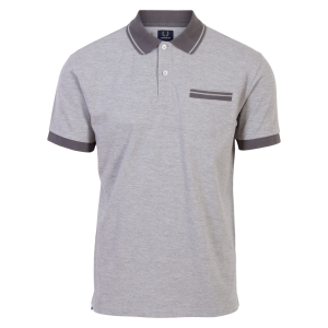 Køb Yellowstone Eagle Herre Polo - Grey Melange - M online billigt tilbud rabat tøj