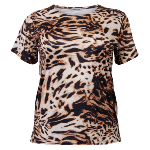 Køb Yue Sheng Dame T-shirt - Brun - L/XL online billigt tilbud rabat tøj