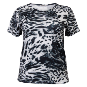 Køb Yue Sheng Dame T-shirt - Sort - 2XL/3XL online billigt tilbud rabat tøj