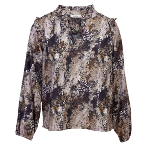 Køb ZbyZ Dame Bluse - Brown Snake - 54/56 online billigt tilbud rabat tøj