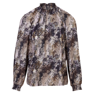 Køb ZbyZ Dame Bluse - Brown Snake - 50/52 online billigt tilbud rabat tøj