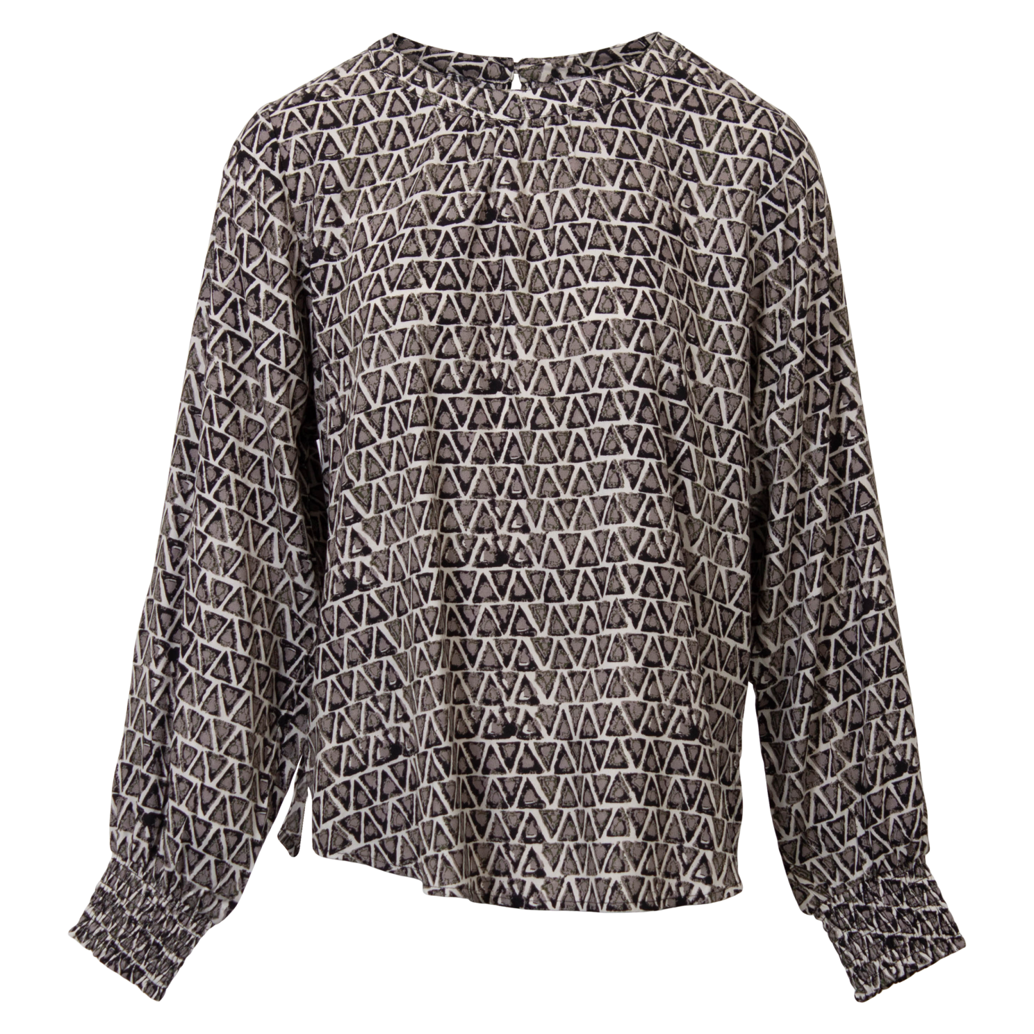 Køb ZbyZ Dame Bluse - Grey/Black - 42/44 online billigt tilbud rabat tøj