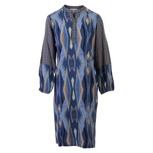 Køb ZbyZ Dame Kjole - Blue Combi - 50/52 online billigt tilbud rabat tøj